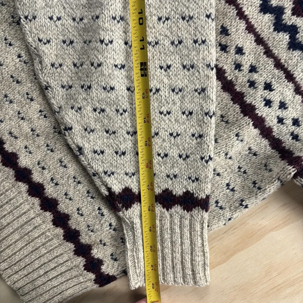 Vintage Susquehanna Trail Outfitters Sweater Mens Large‎ Fair Isle Ski Pullover